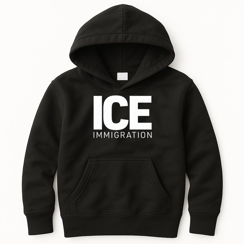 ICE Immigration Kids Hoodie