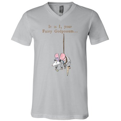 It Is I Your Fairy Godpossum V-Neck T-Shirt