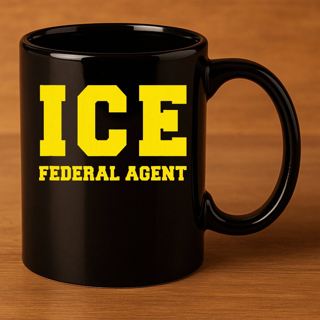 Ice Immigration 11oz C Handle Ceramic Mug