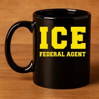 Ice Immigration 11oz C Handle Ceramic Mug