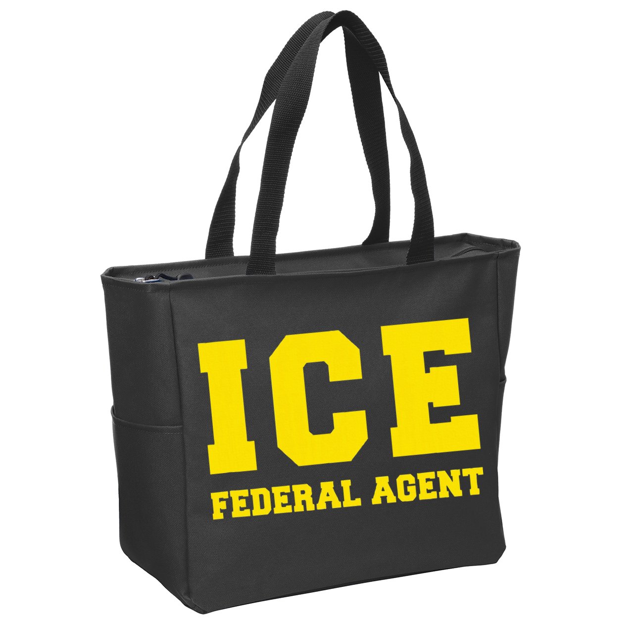 Ice Immigration Zip Tote Bag
