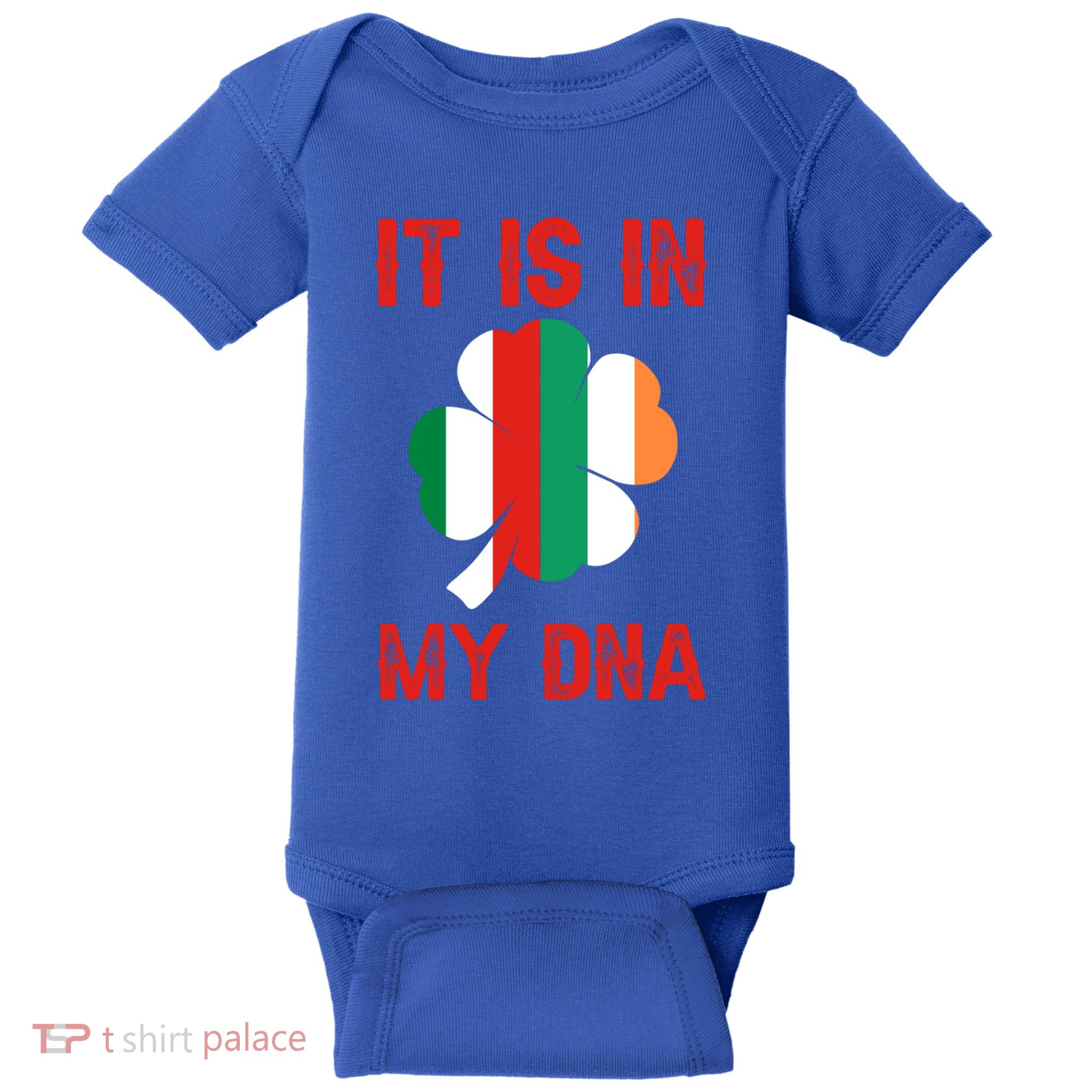 It Is In My Dna Irish Italian Gift Baby Bodysuit