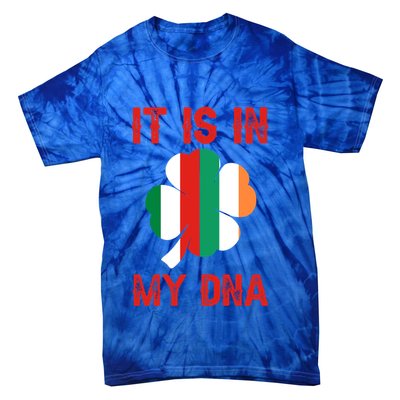 It Is In My Dna Irish Italian Gift Tie-Dye T-Shirt