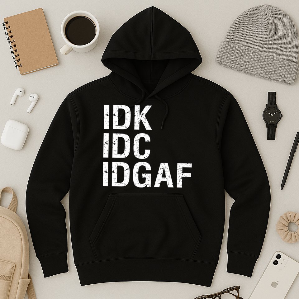 Idk Idc Idgaf Hoodie