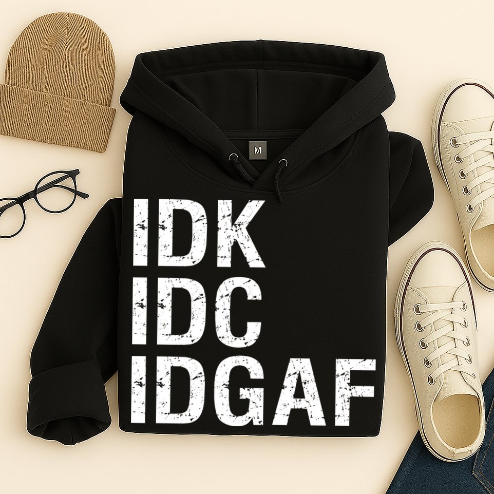 Idk Idc Idgaf Hoodie