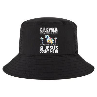 If It Involves Guinea Pigs & Jesus Count Guinea Pig Cool Comfort Performance Bucket Hat