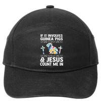 If It Involves Guinea Pigs & Jesus Count Guinea Pig 7-Panel Snapback Hat