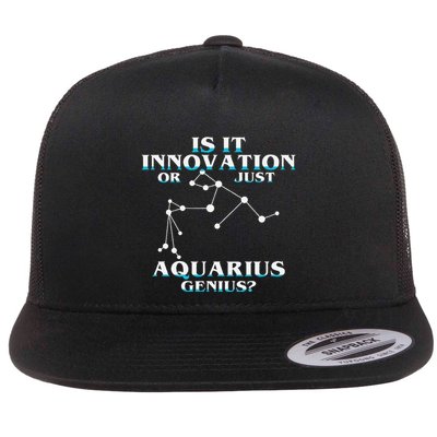 Is It Innovation Or Just Aquarius Genius Flat Bill Trucker Hat