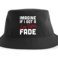 Imagine If I Got A Low Taper Fade Funny Hairstyle Meme Sustainable Bucket Hat