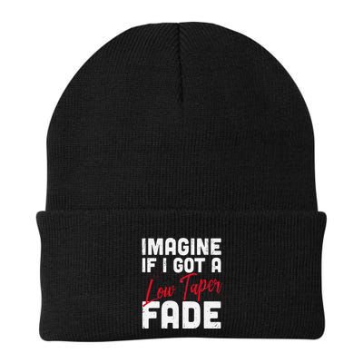 Imagine If I Got A Low Taper Fade Funny Hairstyle Meme Beanie