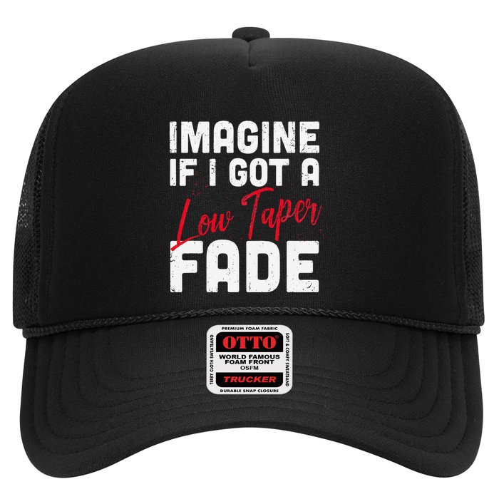 Imagine If I Got A Low Taper Fade Funny Hairstyle Meme Hat
