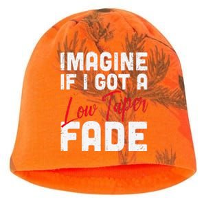 Imagine If I Got A Low Taper Fade Funny Hairstyle Meme Kati - Camo Knit Beanie