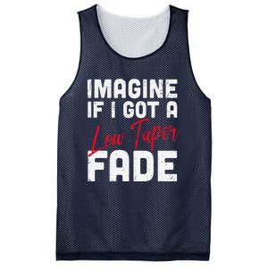 Imagine If I Got A Low Taper Fade Funny Hairstyle Meme Mesh Reversible Basketball Jersey Tank