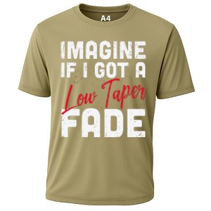 Imagine If I Got A Low Taper Fade Funny Hairstyle Meme Cooling Performance Crew T-Shirt