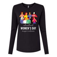 Inspire Inclusion International Women Day 2024 For Women Womens Cotton Relaxed Long Sleeve T-Shirt