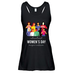 Inspire Inclusion International Women Day 2024 For Women Ladies Essential Flowy Tank