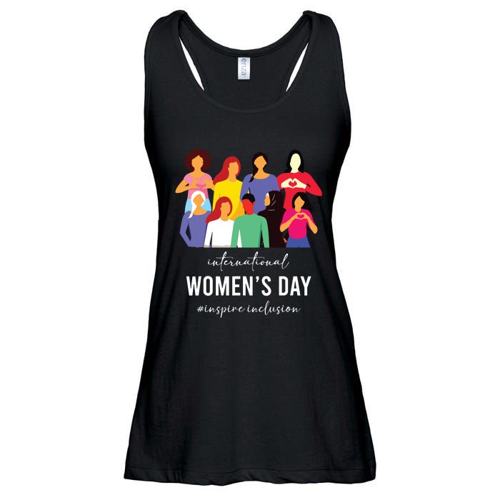 Inspire Inclusion International Women Day 2024 For Women Ladies Essential Flowy Tank