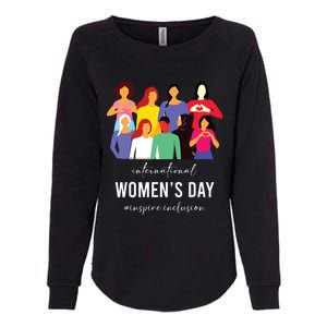 Inspire Inclusion International Women Day 2024 For Women Womens California Wash Sweatshirt