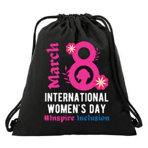 Inspire Inclusion International Women Day 2024 March 8 2024 Drawstring Bag