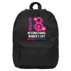 Inspire Inclusion International Women Day 2024 March 8 2024 16 in Basic Backpack