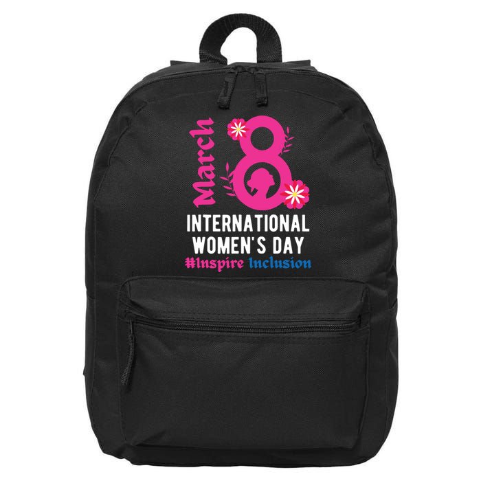 Inspire Inclusion International Women Day 2024 March 8 2024 16 in Basic Backpack