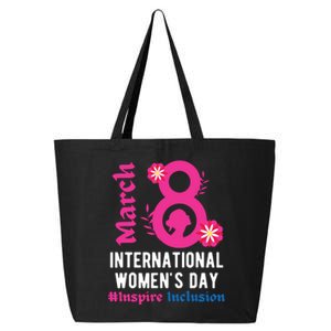 Inspire Inclusion International Women Day 2024 March 8 2024 25L Jumbo Tote