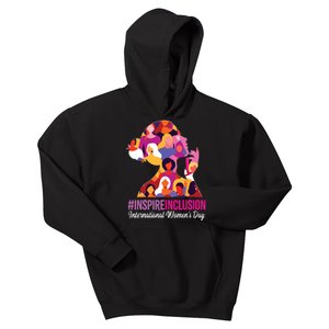 Inspire Inclusion International Women Day 2024 Kids Hoodie