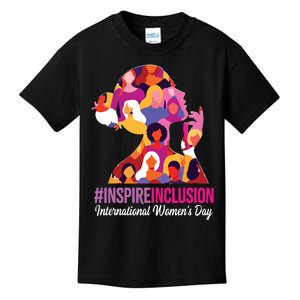 Inspire Inclusion International Women Day 2024 Kids T-Shirt