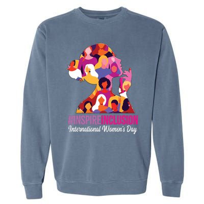 Inspire Inclusion International Women Day 2024 Garment-Dyed Sweatshirt