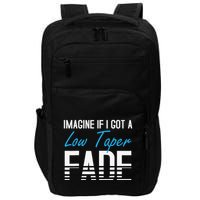 Imagine If I Got A Low Taper Fade Funny Hairstyle Meme Impact Tech Backpack