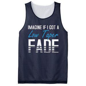 Imagine If I Got A Low Taper Fade Funny Hairstyle Meme Mesh Reversible Basketball Jersey Tank