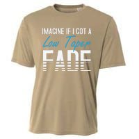 Imagine If I Got A Low Taper Fade Funny Hairstyle Meme Cooling Performance Crew T-Shirt