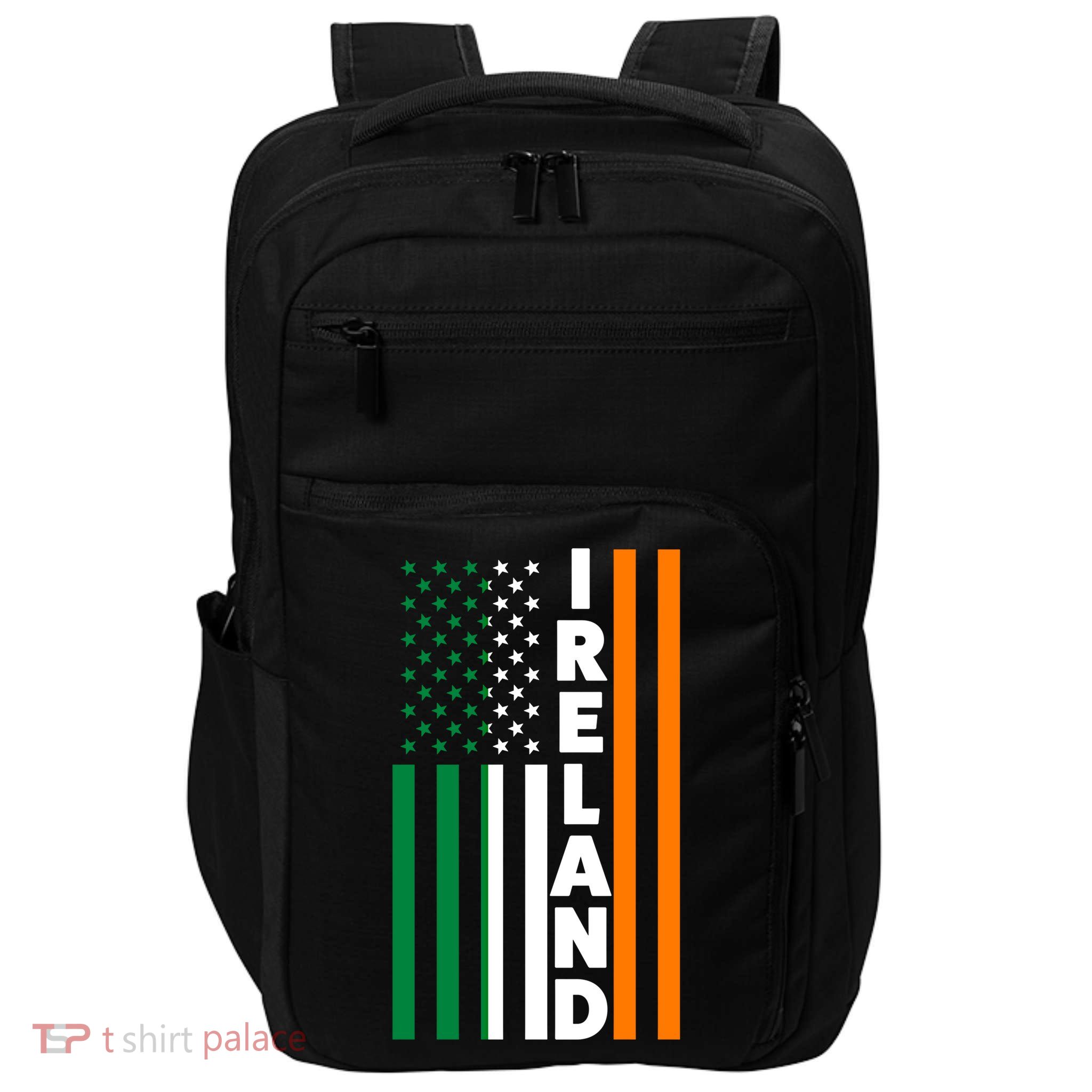 Ireland Irland Irish Flag Gift Impact Tech Backpack