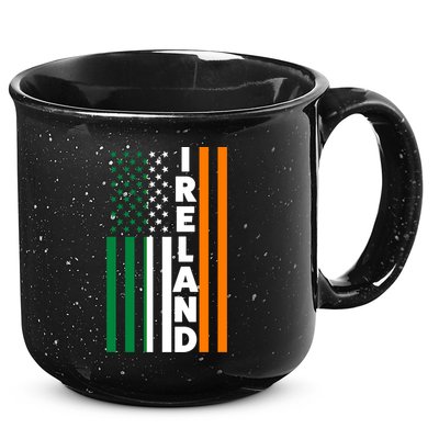 Ireland Irland Irish Flag Gift 15oz Campfire Ceramic Mug