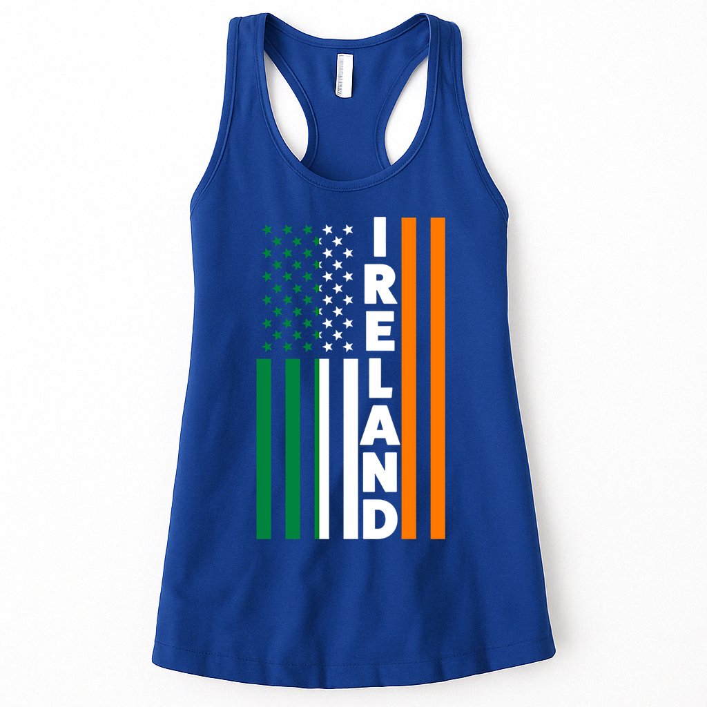 Ireland Irland Irish Flag Gift Womens Tank Top