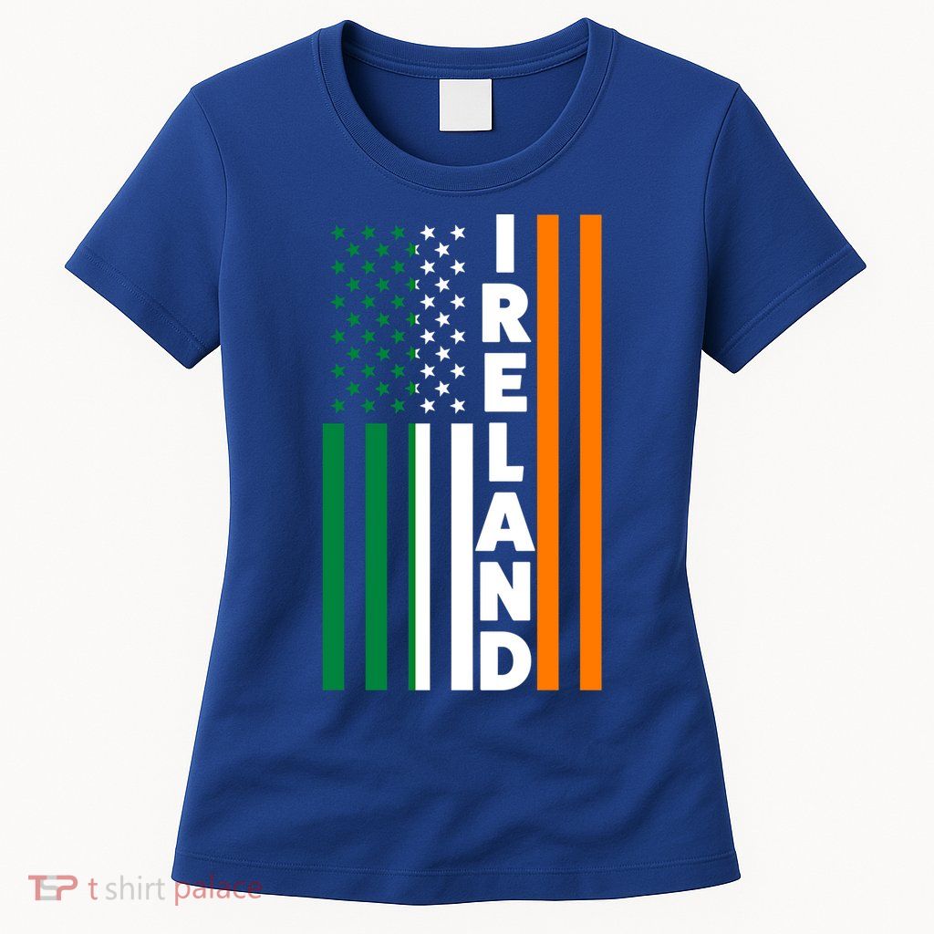 Ireland Irland Irish Flag Gift Womens T-Shirt
