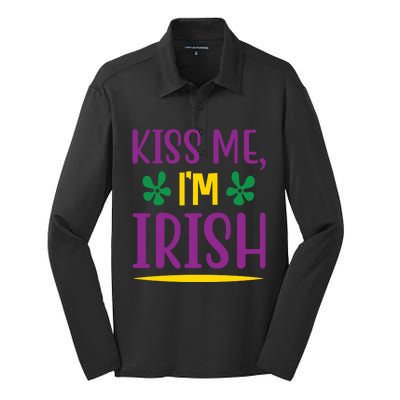 I'm Irish Silk Touch Performance Long Sleeve Polo