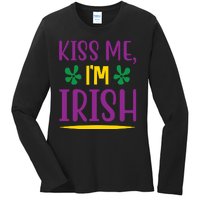 I'm Irish Ladies Long Sleeve Shirt