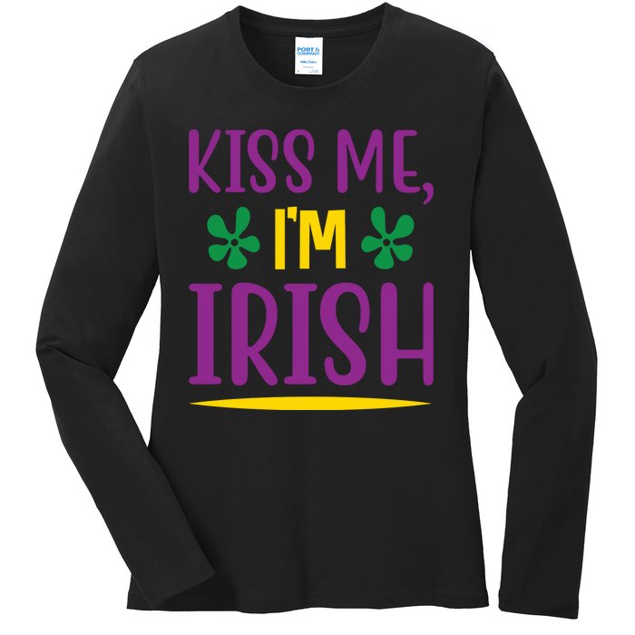 I'm Irish Ladies Long Sleeve Shirt