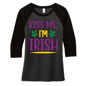 I'm Irish Women's Tri-Blend 3/4-Sleeve Raglan Shirt