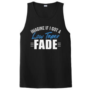 Imagine If I Got A Low Taper Fade Funny Ironic Meme PosiCharge Competitor Tank