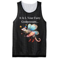 It Is I Your Fairy Godpossum Mesh Reversible Basketball Jersey Tank