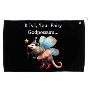 It Is I Your Fairy Godpossum Grommeted Golf Towel