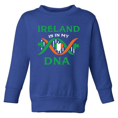 Ireland Is In My Dna Meaningful Gift Irish Roots Ireland St Patrick's Day Great Toddler Sweatshirt