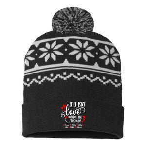 If It Isn't Love Ronnie Bobby Ricky Mike Ralph & Johnny USA-Made Snowflake Beanie