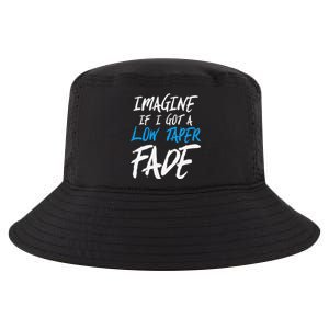 Imagine If I Got A Low Taper Fade Funny Hairstyle Meme Cool Comfort Performance Bucket Hat