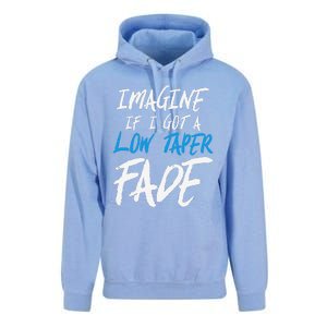 Imagine If I Got A Low Taper Fade Funny Hairstyle Meme Unisex Surf Hoodie