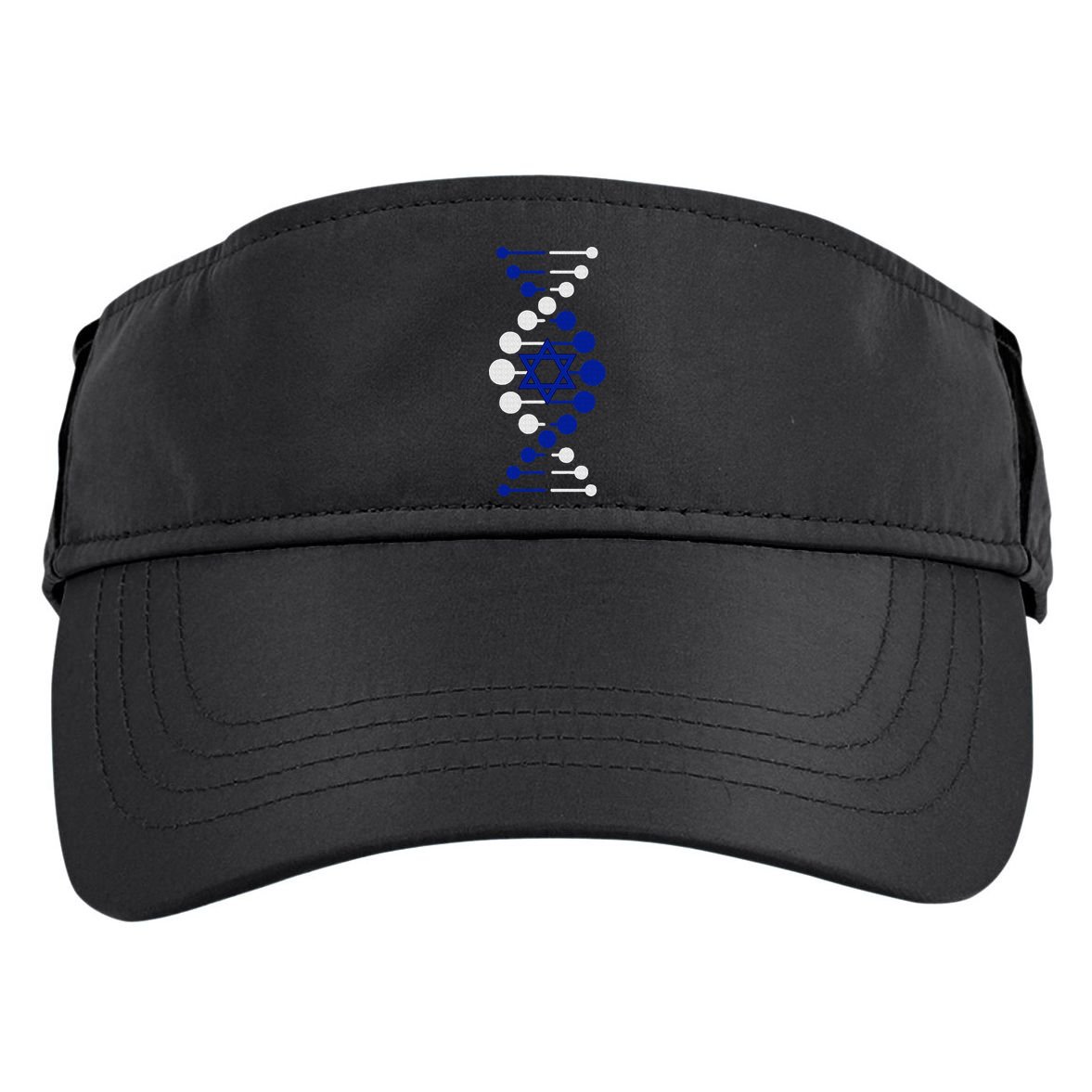 Israel, It's In My DNA Star of David Am Yisrael Chai Adult Drive Performance Visor