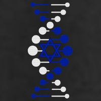 Israel, It's In My DNA Star of David Am Yisrael Chai Adult Drive Performance Visor