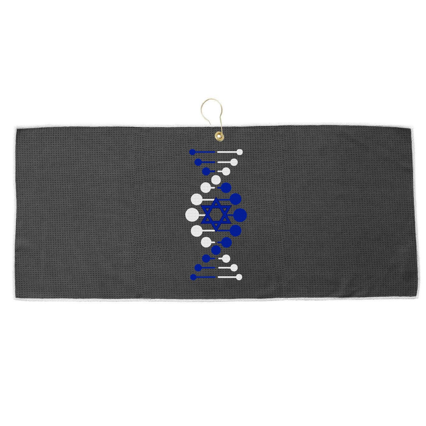 Israel, It's In My DNA Star of David Am Yisrael Chai Large Microfiber Waffle Golf Towel